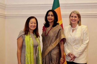 
US Under Secretary for Public Diplomacy and Public Affairs Elizabeth Allen met with Sri Lanka’s Foreign Secretary Aruni Wijewardane on Saturday (17 Feb.), and discussed several recent positive developments between Sri Lanka and the US in the 75th anniversary year of diplomatic relations.


