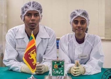 
Sri Lanka's first research satellite RAAVANA-1 built by two Sri Lankan youths is set to be launched into space this April, marking our entrance into the space age, an official of the Arthur C Clarke Institute said.
