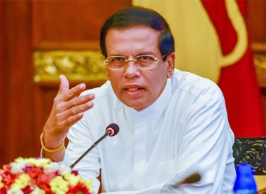
President Maithripala Sirisena said he has not yet decided whether to contest or not at the next presidential election although there are many requests for him to contest.
He expressed his views addressing the representatives of the Organisation for the Protection of Sri Lanka Freedom Party at a meeting organised by the former Minister Mahinda Amaraweera during the weekend.
A large number of former provincial council members and electoral organisers who have not been called for any discussion in the last ten months have attended this meeting.
