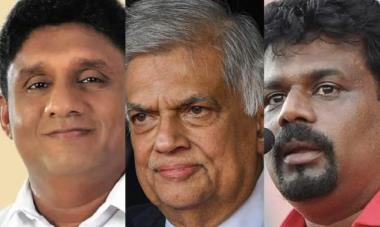 

The Daily Mirror and Lankadeepa extends an invitation to the three main Presidential candidates - Ranil Wickremesinghe, Anura Kumara Dissanayake and Sajith Premadasa for a LIVE presidential debate on their economic and political policies and their pledges in moving the country forward if they win the upcoming Presidential election scheduled to be held in October. 


