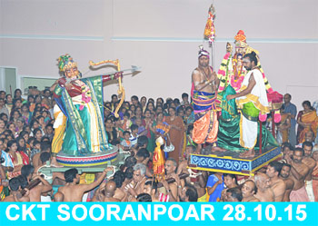 <b>28-10-14 அன்று கனடா கந்தசுவாமி கோவிலில் நடைபெற்ற  சூரன் போர் நிகழ்வின் படத்தொகுப்பு. </b>