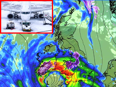 
வடக்கு ஐரோப்பாவை கோரெட்டி (Goretti) புயல் தாக்கியதால், பல நாடுகளில் கடுமையான பனிப்பொழிவு மற்றும் பலத்த காற்று வீசுகிறது. இதில், ஜேர்மனி, பிரான்ஸ், நெதர்லாந்து உள்ளிட்ட நாடுகள் புயலால் பாதிக்கப்பட்டுள்ளன. ஜேர்மனியில், பலத்த பனிப்பொழிவு காரணமாக போக்குவரத்து கடுமையாக பாதிக்கப்பட்டுள்ளது. பிரான்சில், பலத்த காற்று வீச்சு காரணமாக மின்சாரம் துண்டிக்கப்பட்ட பகுதிகள் உள்ளன.
